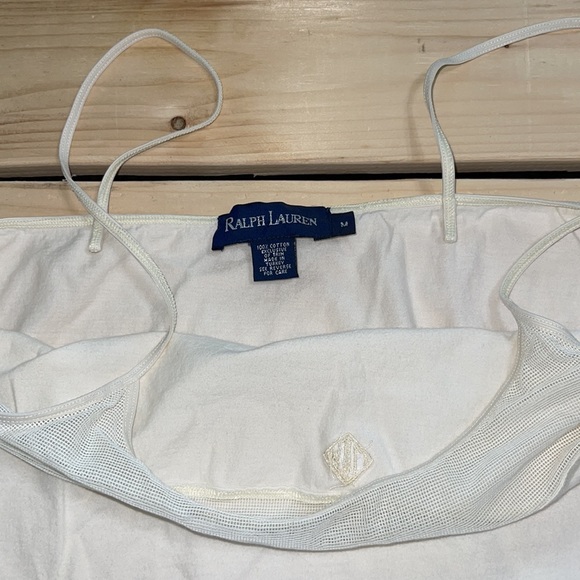 Ralph Lauren Blue Label Cream Sleep Dress. 100% Cotton. Size Medium. - Picture 4 of 4